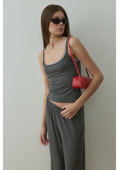Suud Collection Füme Cosie Askılı Top