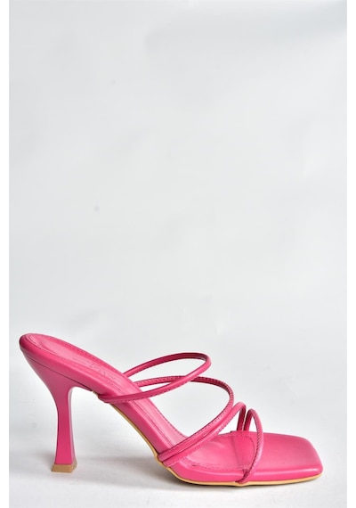 Fox Shoes Fuşya Kalın Topuklu Kadın Ayakkabı P590033909 Fuşya