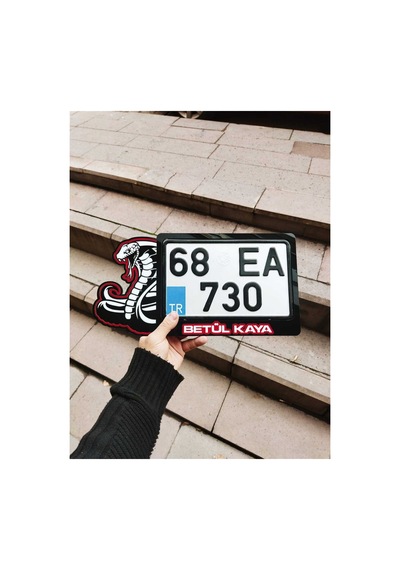 Motorsiklet Plakalık Full Pleksi Cobra İsimli Plakalık Motor Plakalık Lazer Kesim Kişiye Özel - 784761885