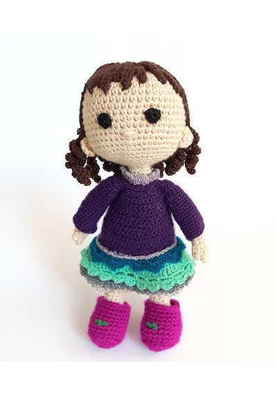 Atölye Bigi Amigurumi Bebek Bb10n Kız Bebek