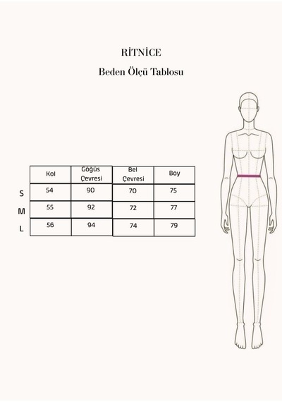 Ritnice Kadın Briana Ultra Soft Kahverengi Kimono
