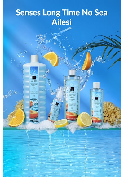 Senses Long Time No Sea Banyo Köpüğü 1 Lt. Fresh