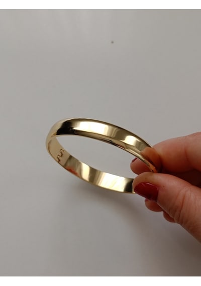 Lente Aksesuar Xuping Gold Kaplama Klasik Ajda Modeli Kadın Kelepçe Bilezik Altın - Gold