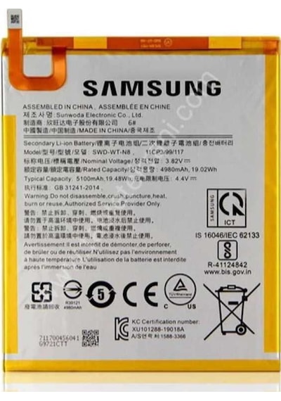 Samsung Uyumlu Galaxy Tab A 8 2019 Sm-T290 Batarya Pil