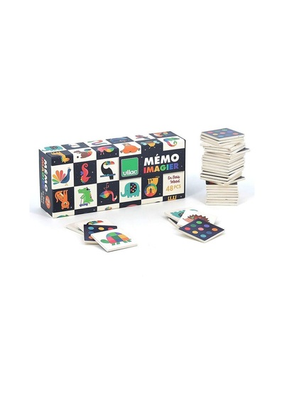 Vilac - Andy Westface Memory Game - Ahşap Hafıza Oyunu