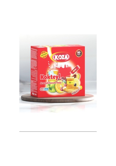 Koza Tek İçimlik Kokteyl Aromalı Toz İçecek 50'li 0.75 LT - 2.5 LT - 12 KG