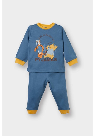 Defacto %100 Pamuklu Dısney Wınnıe Beli Lastikli Pijama Takımı Erkek Bebek F4582A525WN Defacto %100 Pamuklu Dısney Wınnıe Beli Lastikli Pijama Takımı Erkek Bebek F4582A525WN