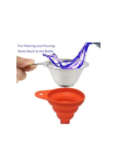 Sla 3D Yazıcı Uv Reçine Filtre(Süzgeç)/Silikon Huni Seti