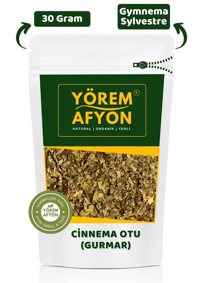 Yörem Afyon Ayruveda Tıbbının Saygın Bitkisi Cinnema Otu, Gurmar, Gimneya Gymnema Sylvestre 30gr.