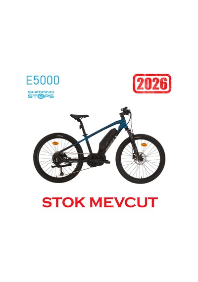 Bisan Arrow E-mtb 24 Jant Elektrikli Bisiklet 9v Mavi Siyah