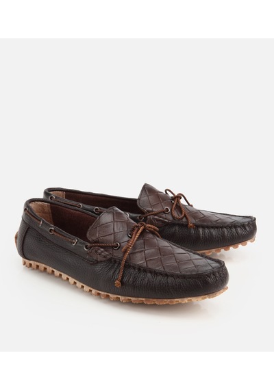 Hotiç Erkek Deri Siyah Kroko Detaylı Günlük Loafer Hotiç Erkek Deri Siyah Kroko Detaylı Günlük Loafer