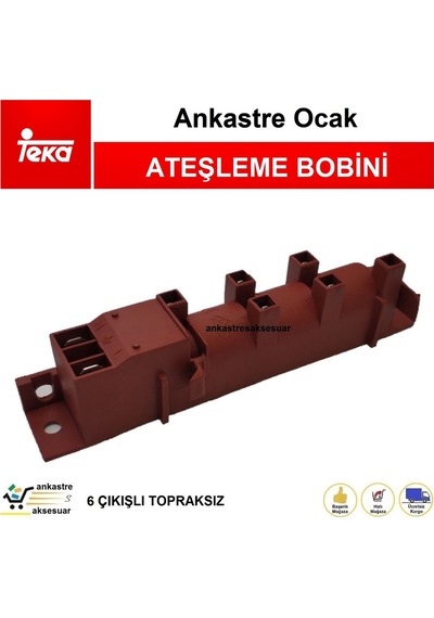 Teka Uyumlu Ankastre Ocak Çakmak Ateşleme Jeneratörü Trafo Manyeto Bobin - 367720314