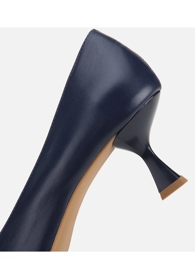 Hotiç Kadın Deri Lacivert Klasik İnce Topuklu Stiletto 01ayh336230a680 01ayh336230a680