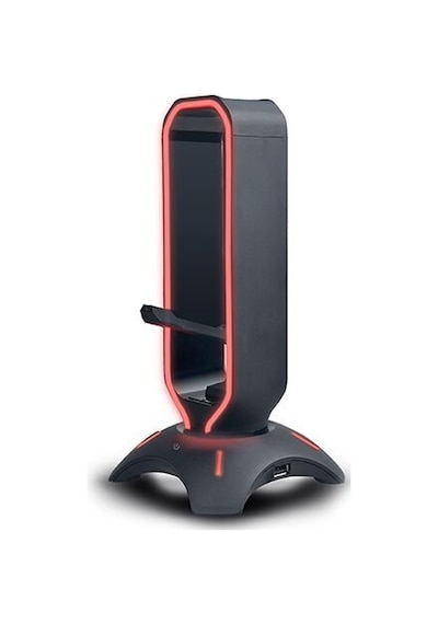 Rampage Rm-H66 Guard Kulaklık Için Stand Rgb Işıklı 2*Usb Port