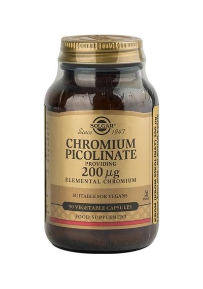 Chromium Picolinate 200 Mcg Takviye Edici Gıda 90 Kapsül
