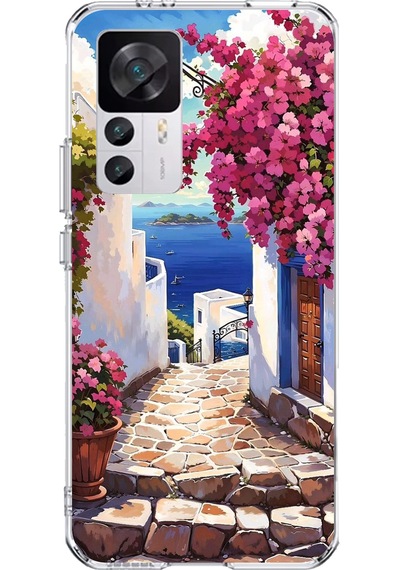 Xiaomi Mi 12t-12t Pro Uyumlu Ege'nin Kayıp Sokakları Baskılı Silikon Kılıf Renkli