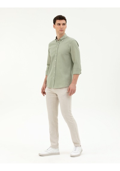 Pierre Cardin Erkek Bej Kanvas / Chino Pantolon 50288509-vr011 Bej