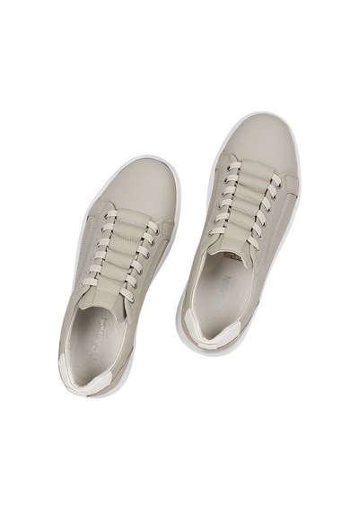 Erkek Gri Baskılı Kalın Tabanlı Sneaker
