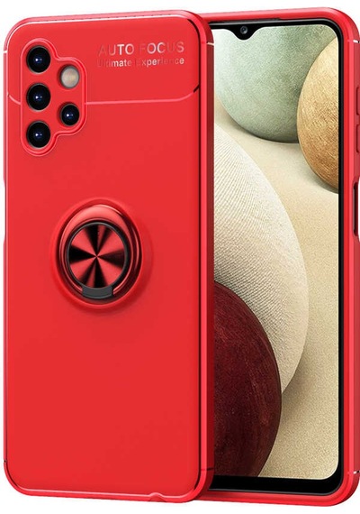 Zore Galaxy Uyumlu A13 4g Kılıf Ravel Silikon Kapak - Kırmızı Kirmizi