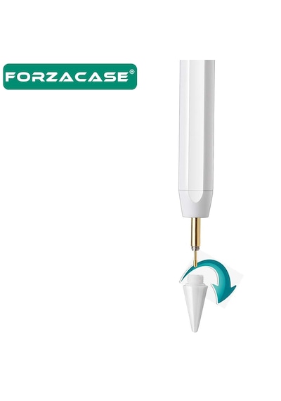 Forzacase Honor Pad 20 / 20 Pro 12.1 İnç İle Uyumlu Stylus Yazı Çizim Kalemi - Fc1140 Beyaz