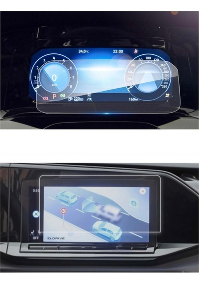 Vw Yeni Caddy Dijital Gösterge Ve Multimedya Ekran Koruyucu Paketi - 9h Nano Teknoloji