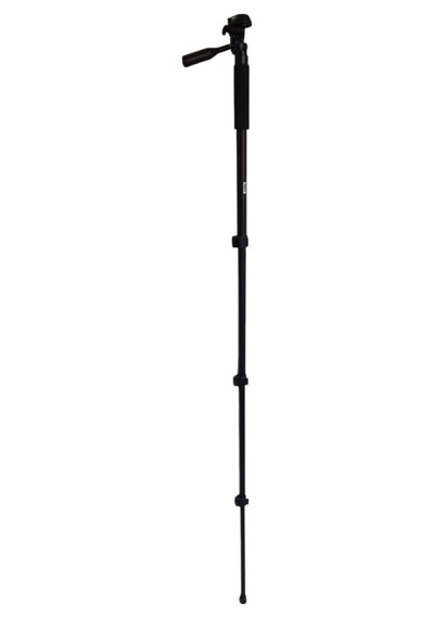 Ayex Km-101a Monopod + Pan Head Kafa, 160 Cm, 2 Kg Taşıma Kapasiteli, 4 Kademeli, Hafif Ve Taşınabilir