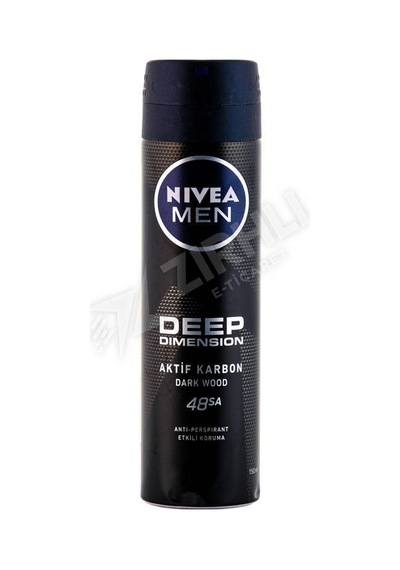 5 Adet Nivea Deep Dimension Deo 150 Ml