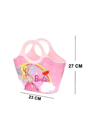 Toyfest Lisanslı Plastik Barbie Çocuk Çantası - Plaj Çantası 27 X 31 X 10 Cm