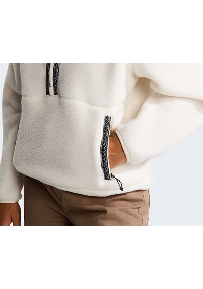 The North Face W Tnf Fleeskı 1/4 Zıp Po Kadın Outdoor Çeyrek Fermuarlı Polar Üst Nf0a88z3qlı1 Beyaz