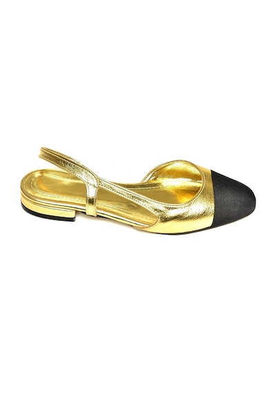 Fox Shoes U725512009 Altın Kadın Babet Altın-suni Deri Altın