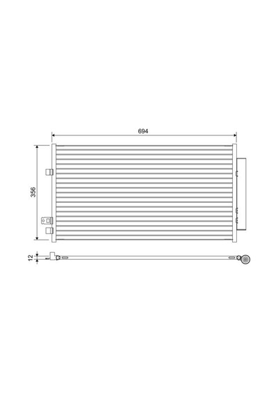 Klima - 616 - Kondenseri Fıat 500x 14- Jeep - Dpmıx-hb - Renegade 14-