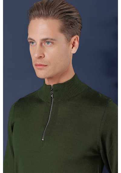 Efor Tr 861 Slim Fit Nefti Klasik Triko Nefti