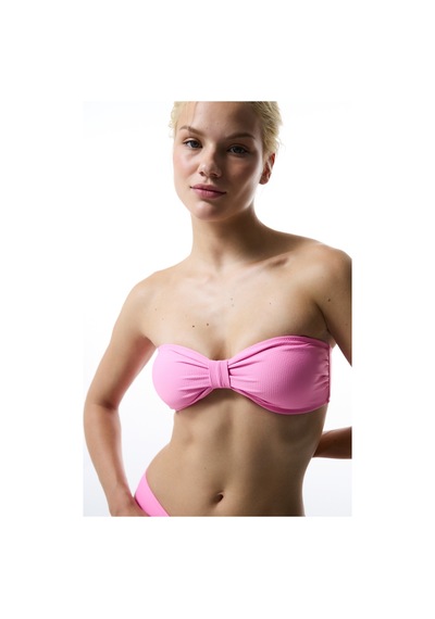 Penti Açık Pembe Bia Straplez Knot Bikini Üstü
