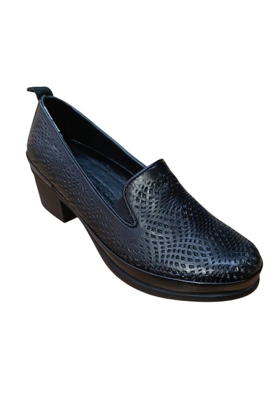 Castle Black 45101 Kadın Hakiki Deri Günlük Comfort Ayakkabı Siyah