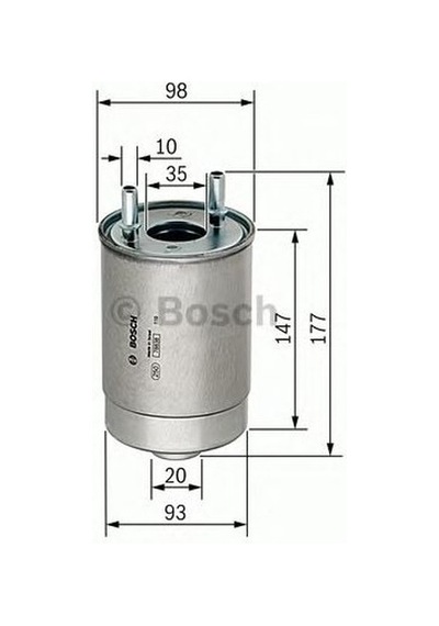 Bosch F026402067 Mazot Fıltresı Megane Iıı-Scenıc Iıı-Fluence 1,5