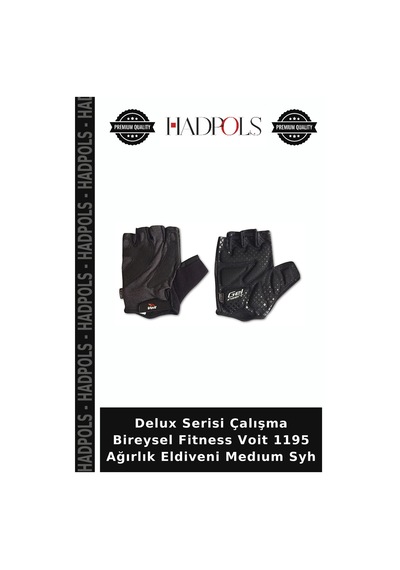 Delux Serisi Çalışma Bireysel Fitness Voit 1195 Ağırlık Eldiveni Medıum Syh Belirtilmemiş