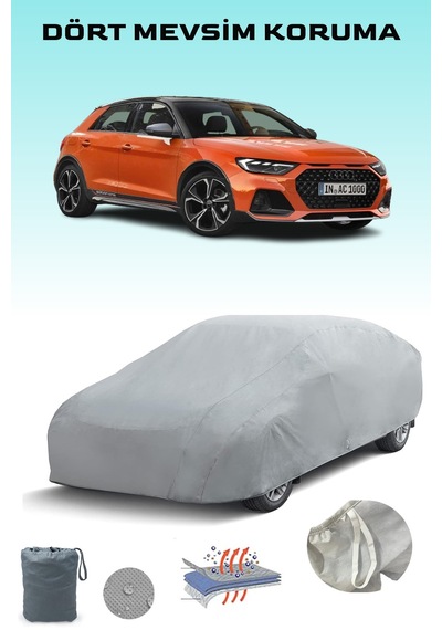 Audi A1 Citycarver Uyumlu Araba Brandası, Oto Branda, Araba Çadırı, Su-güneş Geçirmez Gri