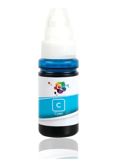 QC Canon Pixma G3000 Uyumlu Yazıcı Mürekkebi 70ml C Cyan Mavi Dye