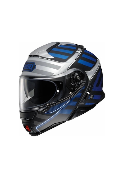 Shoei Neotec 2 Splicer Çene Açilir Motosiklet Kaskı Beyaz - Mavi - Siyah