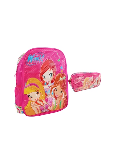 Winx Okul Sırt Çantası Kalemlik Kalem Çantası 2'li Set