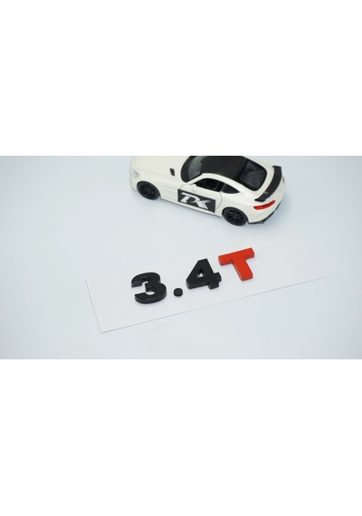 Dk Tuning 3.4t Bagaj Siyah Kırmızı Yazı Logo Volkswagen İle Uyuml