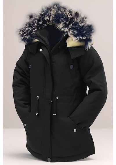 Asortix Unisex Kız/erkek Çocuk Kışlık Kanvas Kumaş Büzmeli Diz Üstü Içi Kürk Kapüşonlu Kaban Mont-mnt-0005 Siyah Asortix Unisex Kız/erkek Çocuk Kışlık Kanvas Kumaş Büzmeli Diz Üstü Içi Kürk Kapüşonlu Kaban Mont-mnt-0005 Siyah