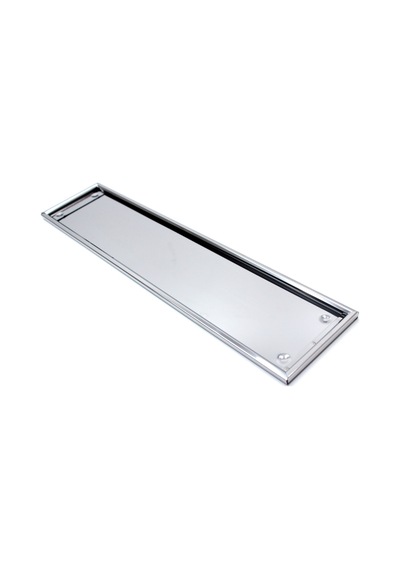 Krom Plakalık Yazısız 53x12cm 1 Adet