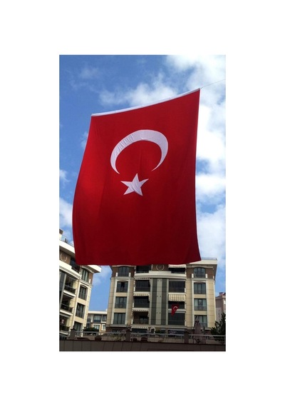 Lona Sanat 400x600 Cm Alpaka Kumaş Türk Bayrağı,4x6-97 Diğer