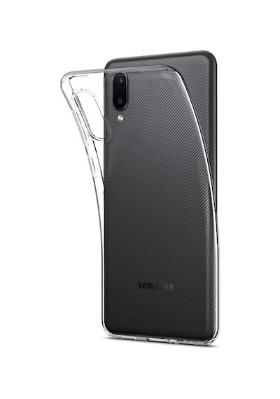 Spigen Galaxy Uyumlu A02 / Galaxy Uyumlu M02 Kılıf Liquid Crystal 4 Tarafı Tam Koruma Crystal Clear