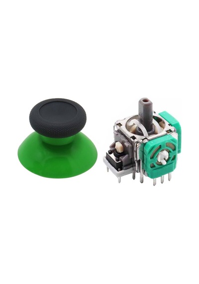 Xbox One Analog Motor Topuz Seti 1+1 One - One S/x - Series S/x Uyumlu Siyah Yeşil