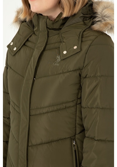 U.s. Polo Assn. Kadın Haki Kaban 50289558-vr027 Haki