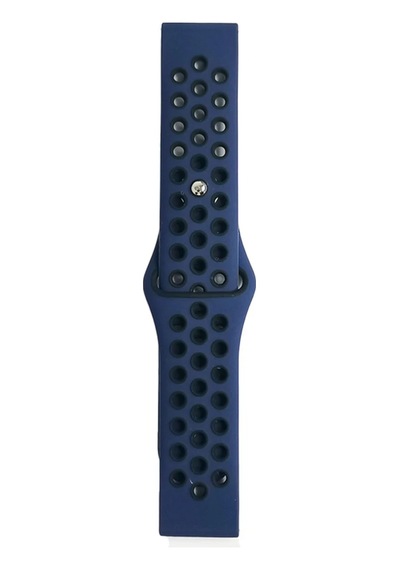 Newface - 192 - Watch 22mm Spor Delikli Kordon - Csmo-tex - - Lacivert-siyah