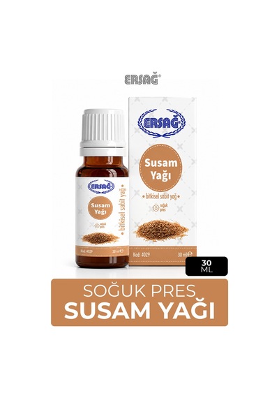Ersağ Soğuk Pres Susam Yağı 30 ML
