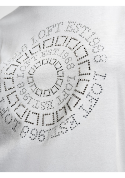 Slim Fit Kadın Tshirt K.kol Beyaz
